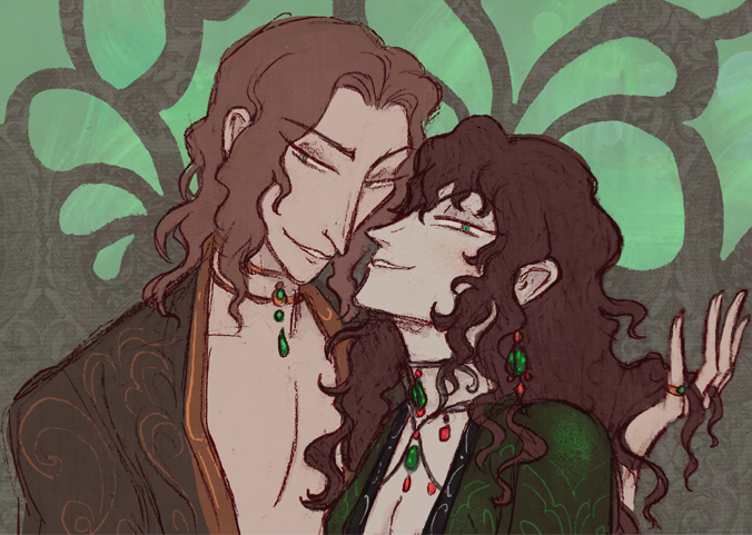 young Orris & Nymphaea young Orris & Nymphaea